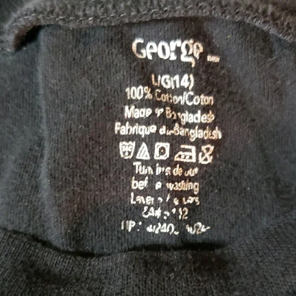 George Kids Skull Print Pajama Set - Black and White - Picture 2 of 12